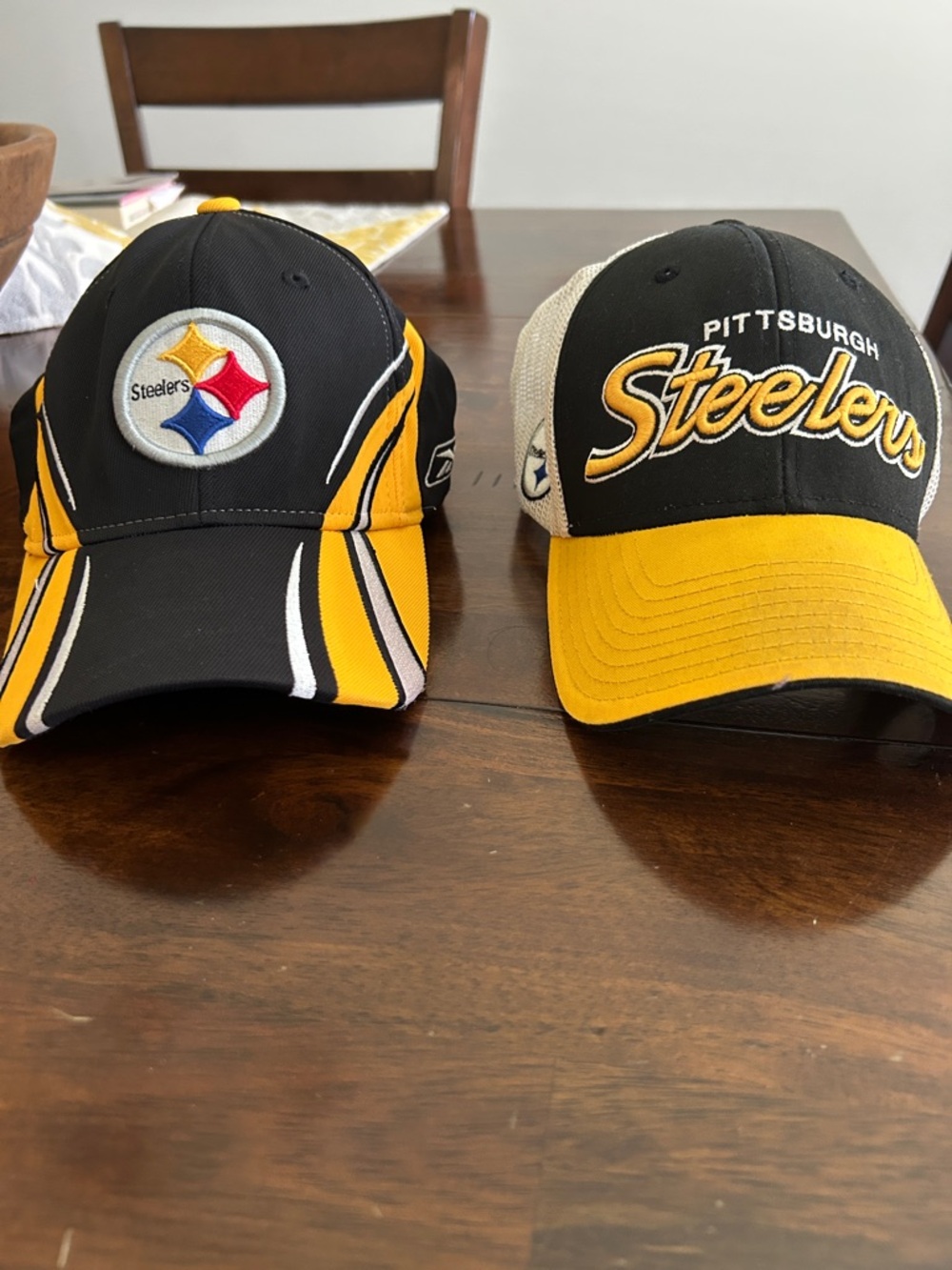 NFL Pittsburgh Steelers Black and Gold Hat Duo